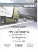 Volvo certifikát 2